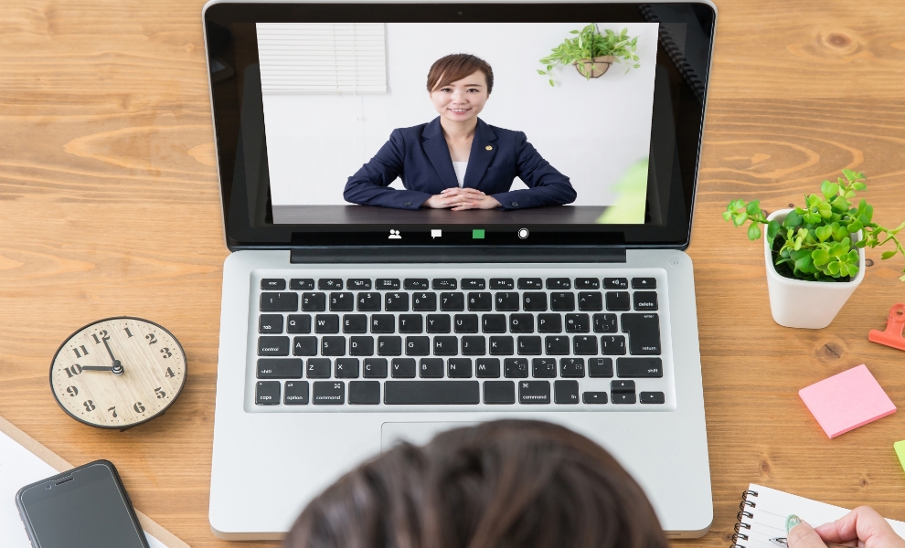 オンライン面談様子